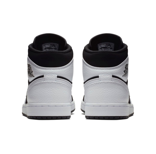 Nike Jordan 1 Retro Mid White Black 554724-113